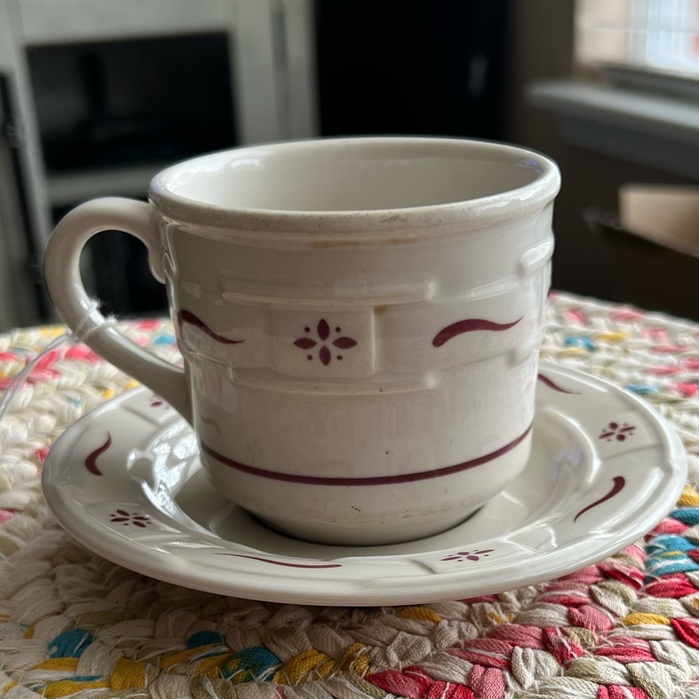 Longaberger Teacup and Saucer